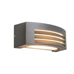 Smart wandlamp antraciet IP44 incl. Wifi P45 - Hurricane 1