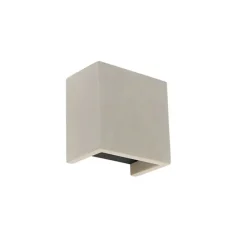 Smart wandlamp beton met lichteffect incl. Wifi G9 - Meave