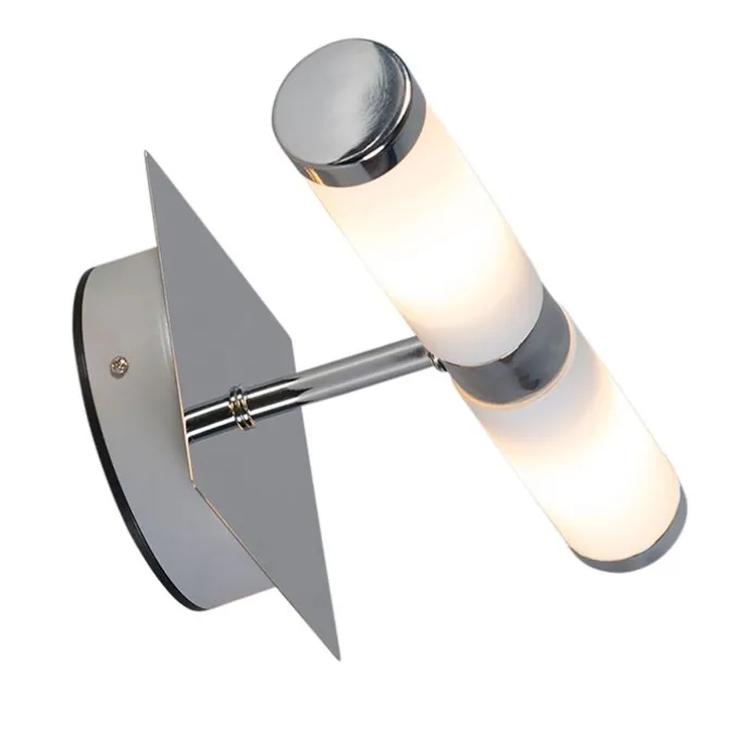 Smart wandlamp chroom IP44 incl. 2 Wifi G9 - Bath