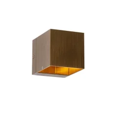 Smart wandlamp donkerbrons 8 cm incl. Wifi G9 - Transfer