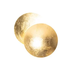 Smart wandlamp goud incl. Wifi G9 - Sunrise