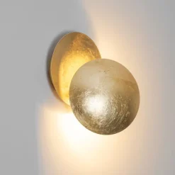 Smart wandlamp goud incl. Wifi G9 - Sunrise