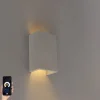 Smart wandlamp grijs beton rechthoek incl. Wifi G9 - Meaux