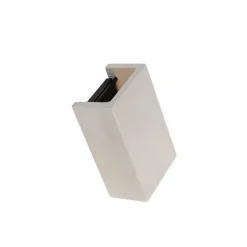 Smart wandlamp grijs beton rechthoek incl. Wifi G9 - Meaux