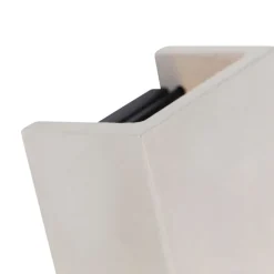 Smart wandlamp grijs beton rechthoek incl. Wifi G9 - Meaux