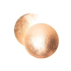 Smart wandlamp koper incl. Wifi G9 - Sunrise