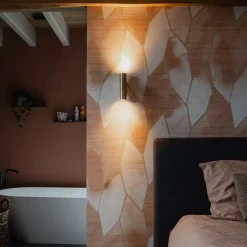 Smart wandlamp messing incl. 2 Wifi GU10 - Jeana