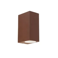 Smart wandlamp roestbruin IP44 incl. 2 Wifi GU10 - Baleno