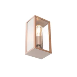 Smart wandlamp roestbruin 26 cm IP44 incl. Wifi ST64- Charlois