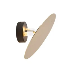 Smart wandlamp rond goud incl. 2 Wifi g9 - Pulley