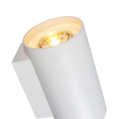 Smart wandlamp rond wit incl. 2 wifi GU10 - Sandy