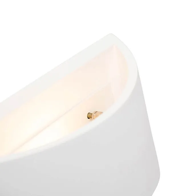 Smart wandlamp wit 20 cm incl. Wifi G9 - Tum