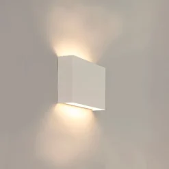 Smart wandlamp wit 24 cm incl. 2 Wifi G9 - Otan