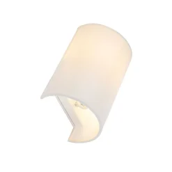 Smart wandlamp wit incl. Wifi A60 - Simple Drum Jute