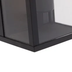 Smart wandlamp zwart 26 cm IP44 incl. Wifi ST64- Charlois