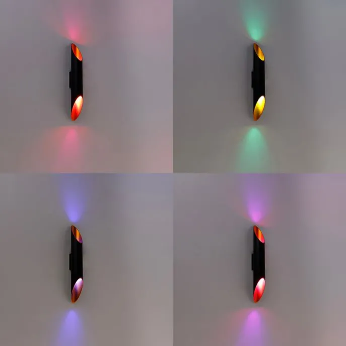 Smart wandlamp zwart 5,6 cm incl. 2 Wifi GU10- Organo