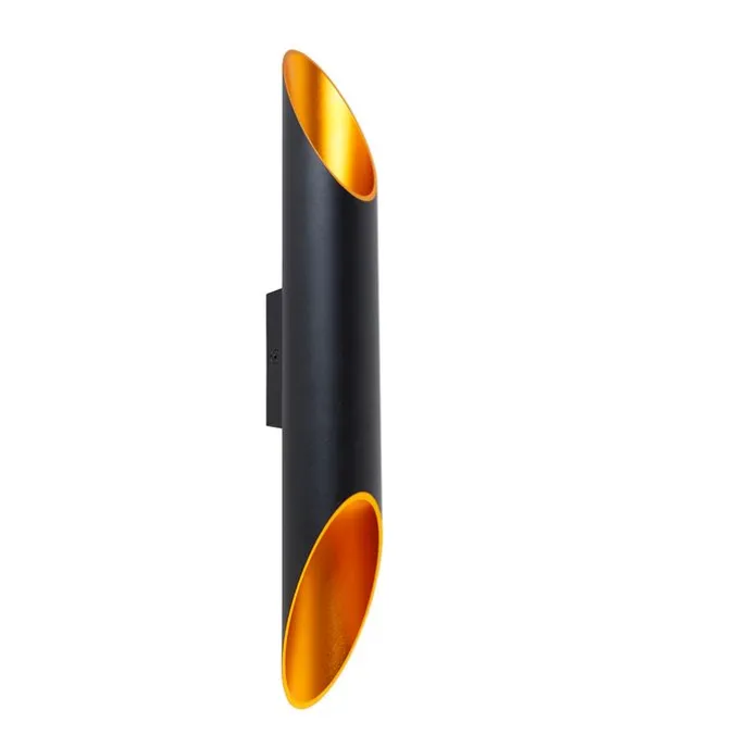 Smart wandlamp zwart 5,6 cm incl. 2 Wifi GU10- Organo