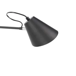 Smart wandlamp zwart 2-lichts verstelbaar incl. Wifi A60 - Lune