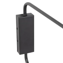 Smart wandlamp zwart 2-lichts verstelbaar incl. Wifi A60 - Lune