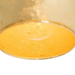 Smart wandlamp zwart met goud glas incl. Wifi A60 - Bert