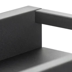 Smart wandlamp zwart met rek incl. 2 Wifi G95 - Cage Rack