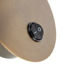 Smart Wandspot brons draai- en kantelbaar met schakelaar incl. Wifi GU10 50mm - Karin 1