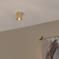 Spot goud/messing draai- en kantelbaar - Rondoo up