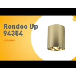 Spot goud/messing draai- en kantelbaar - Rondoo up