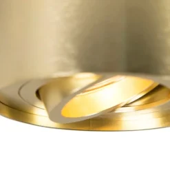 Spot goud/messing draai- en kantelbaar - Rondoo up