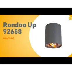 Spot grijs met koper draai- en kantelbaar - Rondoo Up