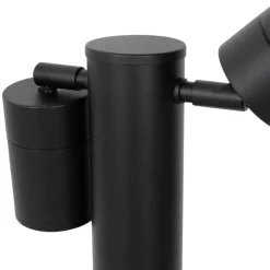 Staande buitenlamp zwart 45 cm IP44 verstelbaar 2-lichts - Duo