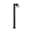 Staande buitenlamp zwart 80 cm AR70 verstelbaar IP44 - Solo