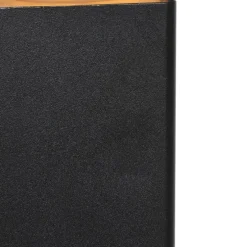 Staande buitenlamp zwart 50 cm IP44 met smoke glas - Denmark