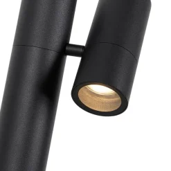Staande buitenlamp zwart 50 cm verstelbaar - Duo