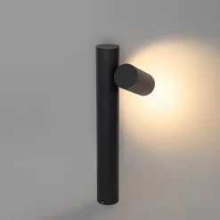 Staande buitenlamp zwart 50 cm verstelbaar - Duo