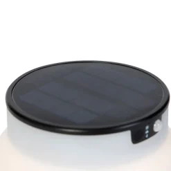 Staande buitenlamp zwart incl. LED met dimmer IP55 solar - Felice