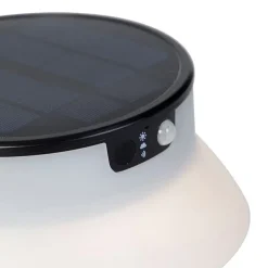 Staande buitenlamp zwart incl. LED met dimmer IP55 solar - Felice