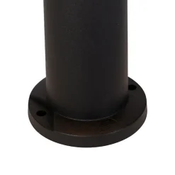 Staande buitenlamp zwart incl. LED met dimmer IP55 solar - Felice