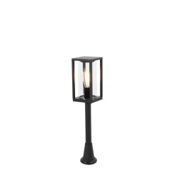 Staande buitenlamp zwart 100 cm met grondpin en kabelmof - Charlois