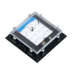 Staande buitenlamp zwart 80 cm met dimlicht en sensor op solar - Charlotte