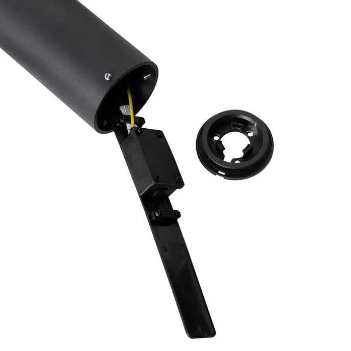 Staande buitenlamp zwart 50 cm 2-lichts verstelbaar - Duo