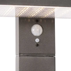 Staande buitenpaal donkergrijs 80 cm incl. LED en dimlicht op solar - Sunnie