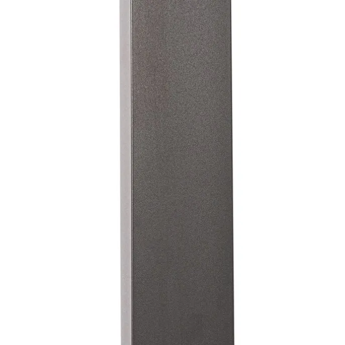 Staande buitenpaal donkergrijs 80 cm incl. LED en dimlicht op solar - Sunnie