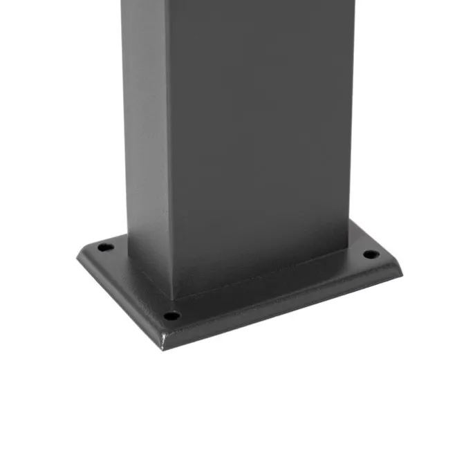 Staande buitenpaal donkergrijs 50 cm incl. LED en dimlicht op solar - Sunnie