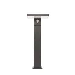 Staande buitenpaal donkergrijs 50 cm incl. LED en dimlicht op solar - Sunnie