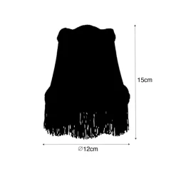Stoffen klemkap goud 12/8,5/15 - Granny