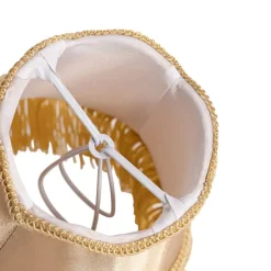 Stoffen klemkap goud 12/8,5/15 - Granny