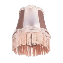 Stoffen klemkap roze 12/8,5/15 - Granny