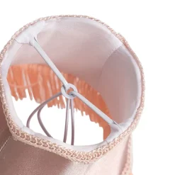 Stoffen klemkap roze 12/8,5/15 - Granny