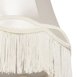 Stoffen lampenkap crème 30 cm - Granny